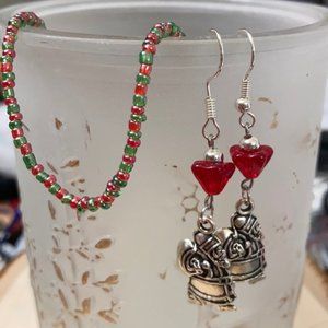 Poinsettia Christmas 🎄 Santa 🎅 set